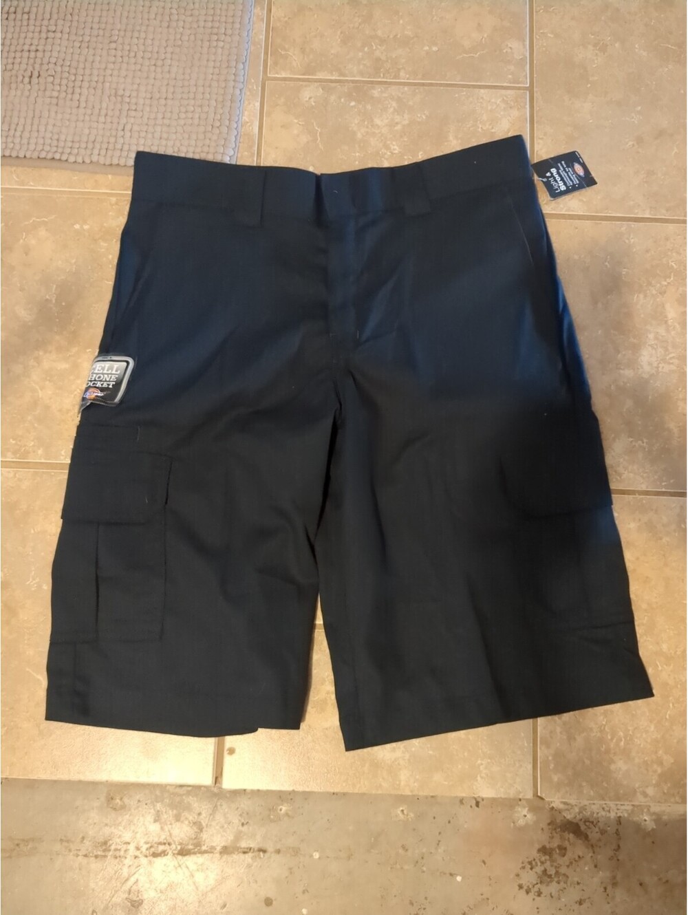 Dickies Mens Cargo Shorts Relaxed Fit 13" Inseam Dark Blue Size 34 NWT Workwear